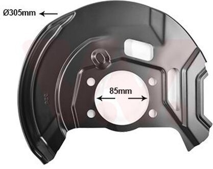 Nissan Dekplaat, remschijf 3391371