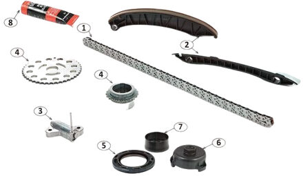 Nissan Distributiekettingset TCK58