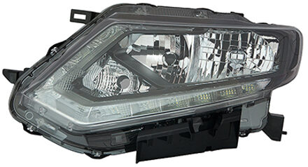 Nissan Dubbele koplamp voor links 3372961