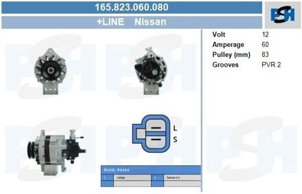 Nissan Dynamo Nissan 60A 165823060080