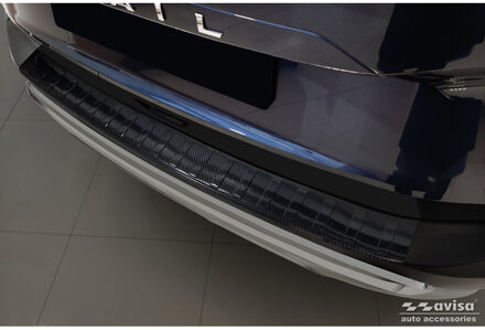Nissan Echt 3D Carbon Achterbumperprotector passend voor Nissan X-Trail IV (T33) 2021- 'Ribs' AV249327