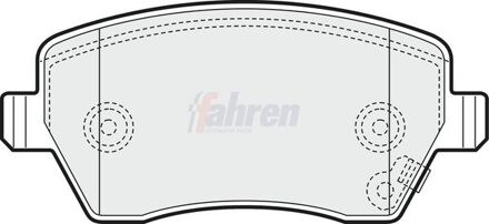 Nissan Fahren Remblokkenset FBP3135