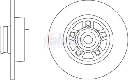 Nissan Fahren Remschijf FBD6479