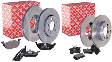 Nissan Febi Remschijven + Remblokken Combi Deal PF0900494