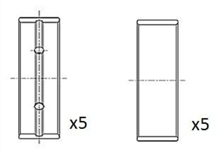 Nissan Hoofdlager BM1058STD