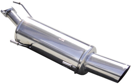 Nissan InoxCar uitlaat passend voor Nissan Juke 1.5 Dci 110pk 2010- 1x102mm Racing IXNIJU03102R