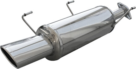 Nissan InoxCar uitlaat passend voor Nissan Juke 1.6 DIG-T 2WD (190pk) 2011- 120x80mm IXNIJU01120