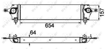 Nissan Intercooler, inlaatluchtkoeler 30510