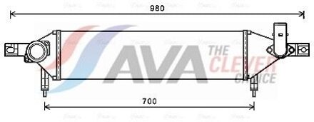 Nissan Intercooler, inlaatluchtkoeler DN4409