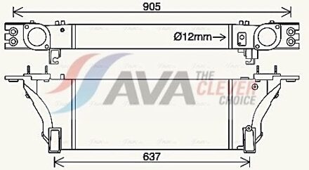 Nissan Intercooler, inlaatluchtkoeler DN4455