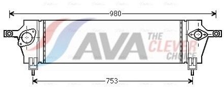 Nissan Intercooler, inlaatluchtkoeler DNA4333