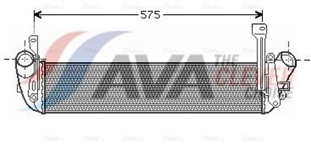 Nissan Intercooler, inlaatluchtkoeler RT4346