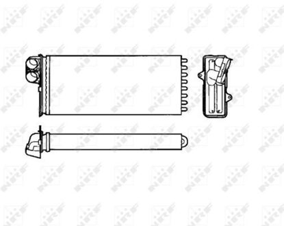 Nissan Kachelradiateur, interieurverwarming 53551