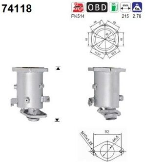Nissan Katalysator 74118