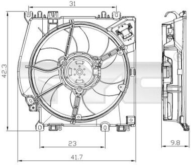 Nissan Koelventilator 8280001