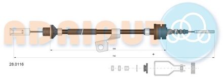 Nissan Koppelingkabel 280116