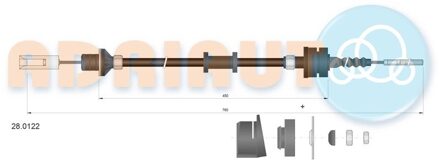 Nissan Koppelingkabel 280122