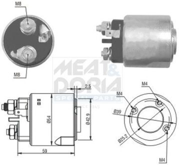 Nissan Magneetschakelaar, startmotor 46160
