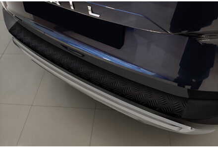 Nissan Matzwart Aluminium Bumper beschermer passend voor Nissan X-Trail IV (T33) 2021- 'Riffled Plate' AV240232