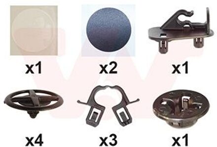 Nissan Montageset Motorkap 3336797