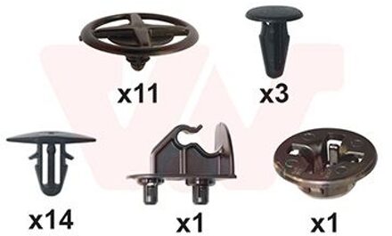 Nissan Montageset Motorkap 3372797