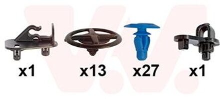 Nissan Montageset, motorkap 3391797