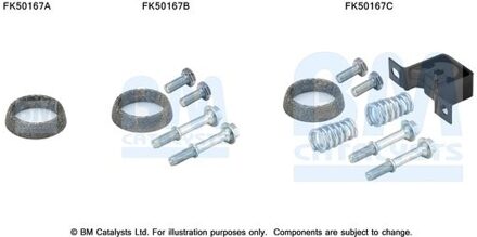 Nissan Montageset, uitlaatpijp FK50167