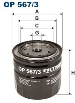 Nissan Oliefilter OP5673