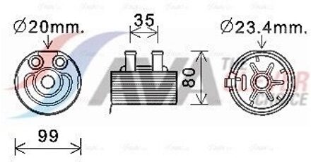 Nissan Oliekoeler, motorolie DN3431