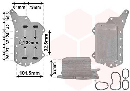 Nissan Oliekoeler, motorolie *** IR PLUS *** 33003638