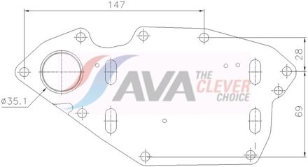 Nissan Oliekoeler, motorolie RT3697