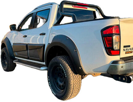 Nissan Oneway Set deurpanelen passend voor Nissan Navara NP300 (D23) 2014-2021 (Jumbo) - Matzwart OWBC05010