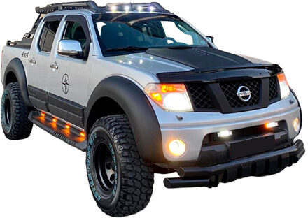 Nissan Oneway Set spatbordverbreders (Fender Flares) passend voor Nissan Navara D40 Facelift 2010-2014 OWFF02030