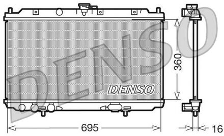 Nissan Radiateur DRM46012
