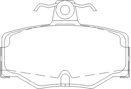 Nissan Remblokken set 2154501