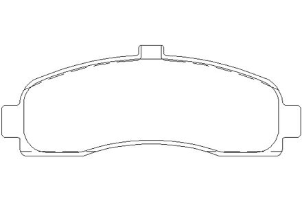 Nissan Remblokken set 2162601