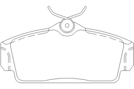 Nissan Remblokken set 2346302