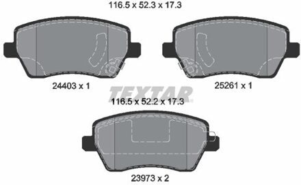 Nissan Remblokken set 2440301