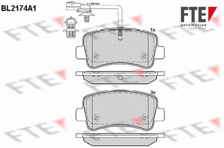 Nissan Remblokken set BL2174A1