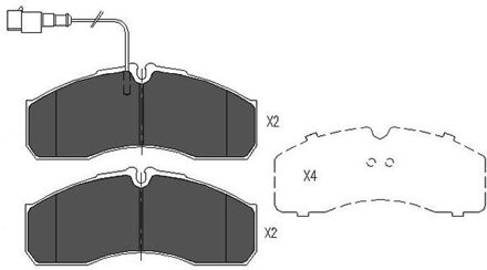 Nissan Remblokken set KBP6591