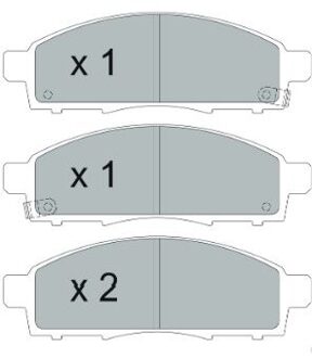 Nissan Remblokken set KBP6599