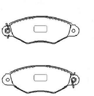 Nissan Remblokken set KBP6608