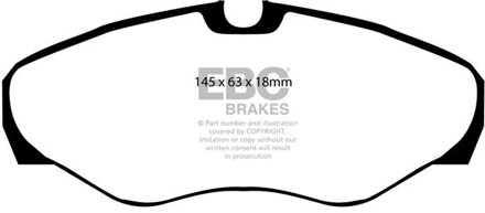 Nissan Remblokkenset EBC Ultimax2 DP1393 DP1393