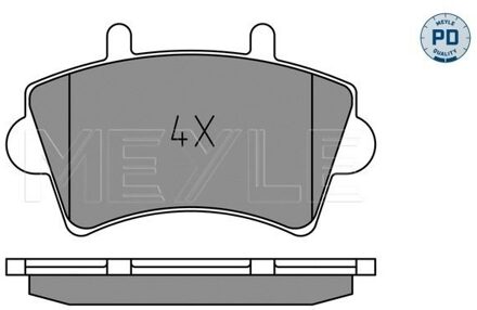 Nissan Remblokkenset, schijfrem 0252361318PD