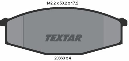 Nissan Remblokkenset, schijfrem 2086301