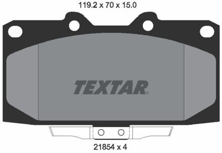 Nissan Remblokkenset, schijfrem 2185401
