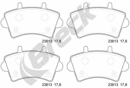 Nissan Remblokkenset, schijfrem 236130070300