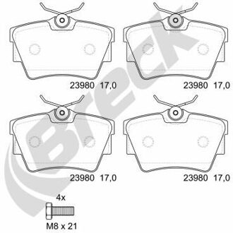 Nissan Remblokkenset, schijfrem 239800070300