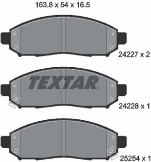 Nissan Remblokkenset, schijfrem 2422704