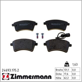 Nissan Remblokkenset, schijfrem 246931752